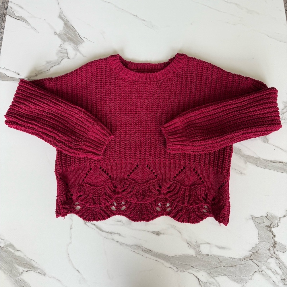 Burgundy Sweater!
